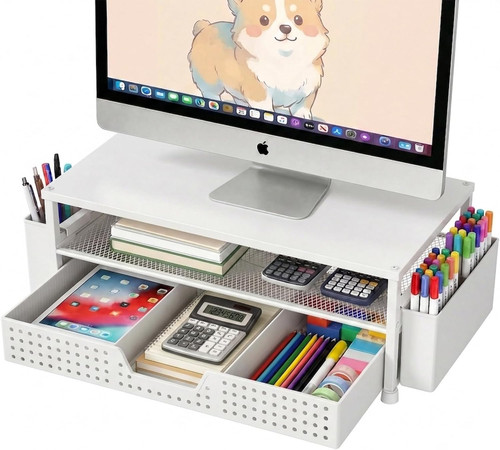 Computer monitor stand with - computer,