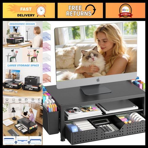 Desk organizer with monitor - organizer,