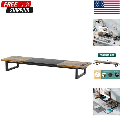 Dual monitor stand - stand, riser