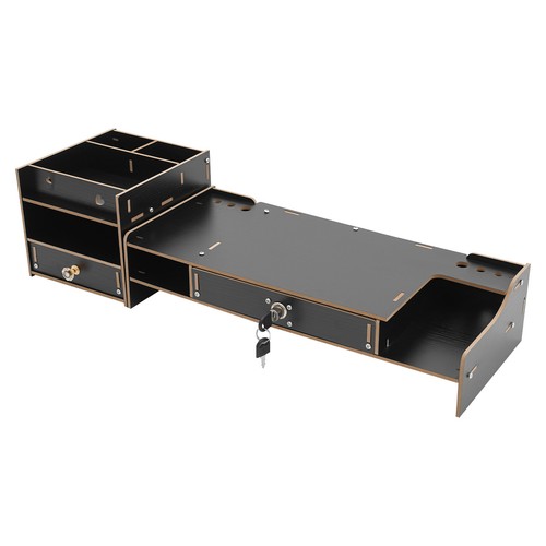 Lockable drawer monitor riser - lockable,