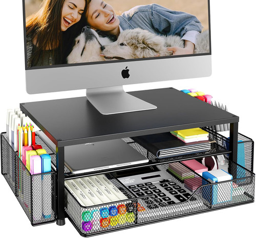 Metal tier computer monitor - metal,