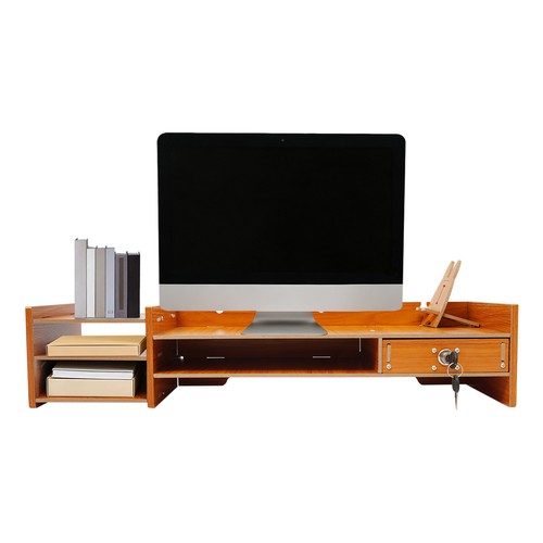 Wood monitor stand riser - monitor,